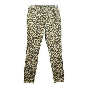 G.I.L.I. Leopard Print Skinny Jeans Brown and Black 2
